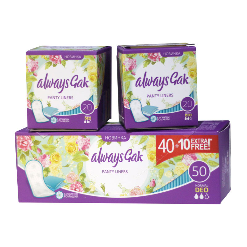 Foreign Trade Wholesale Skin-Friendly Environmental Protection Sanitary Napkin Healthy Washable Cotton Sterilization Pure Cotton Deodorant Protection Mat Inner and Outer Lining