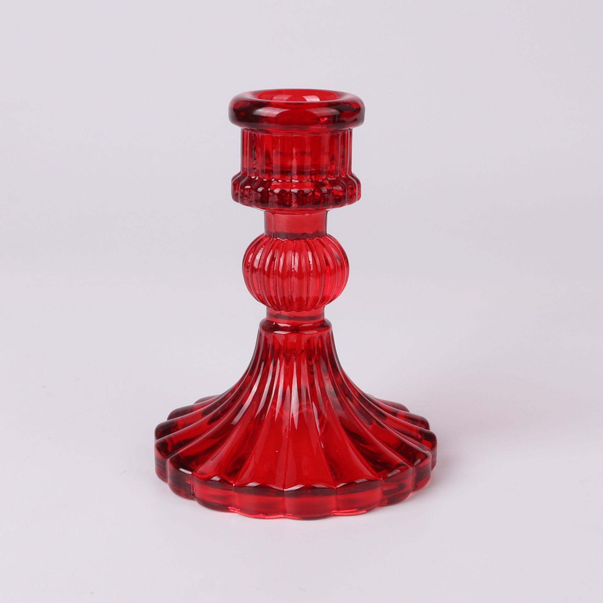 European-Style Simple Ins Glass Candlestick Home Pole Candle Base Romantic Dining Table Candle Holder Creative Home Decoration European-Style Simple Ins Glass Candlestick Home Pole Candle Base Romantic Dining Table Candle Holder Creative Home Decoration
