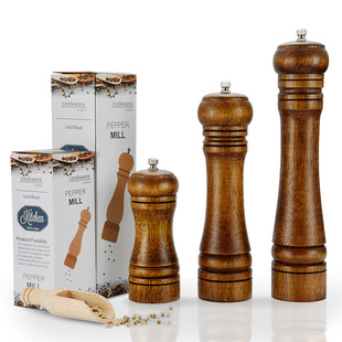 Freshly Ground Pepper Grinder Household Manual Ground Sea Salt Pepper Pepper Grinder Solid Wood Lighthouse Pepper Mill Freshly Ground Pepper Grinder Household Manual Ground Sea Salt Pepper Pepper Grinder Solid Wood Lighthouse Pepper Mill