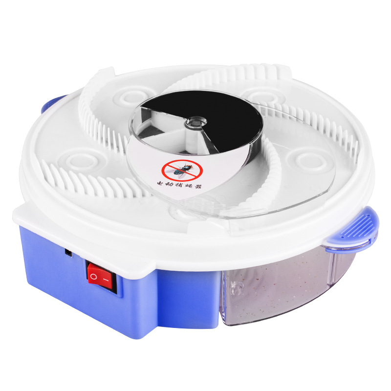 Flies Trap Fly Trap Gadgets Automatic Fly Catcher Environmental Protection Fly Trap Automatic Rotation Fly Catcher