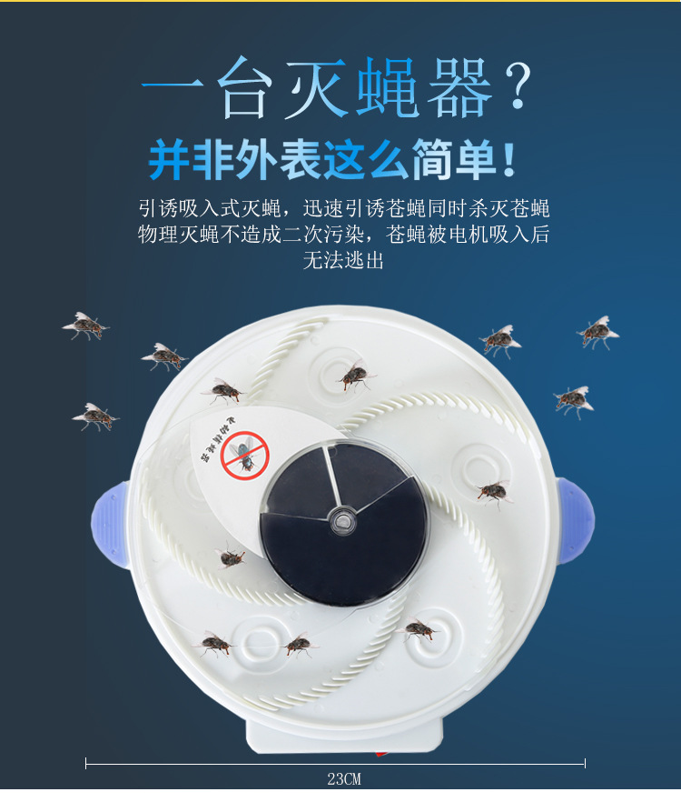 Flies Trap Fly Trap Gadgets Automatic Fly Catcher Environmental Protection Fly Trap Automatic Rotation Fly Catcher Flies Trap Fly Trap Gadgets Automatic Fly Catcher Environmental Protection Fly Trap Automatic Rotation Fly Catcher
