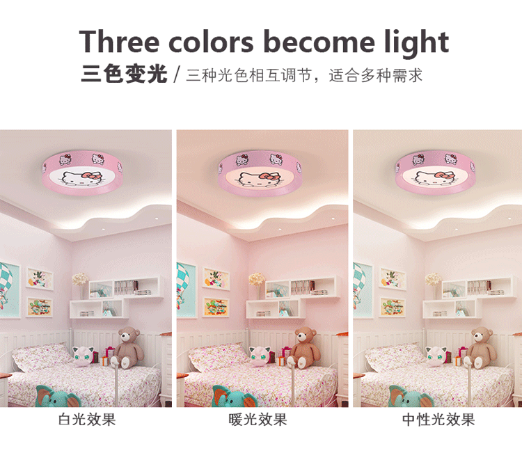 Children room LED ceiling lamp round household boys and girls bedroom round simple modern cartoon lamps and lanterns Children room LED ceiling lamp round household boys and girls bedroom round simple modern cartoon lamps and lanterns