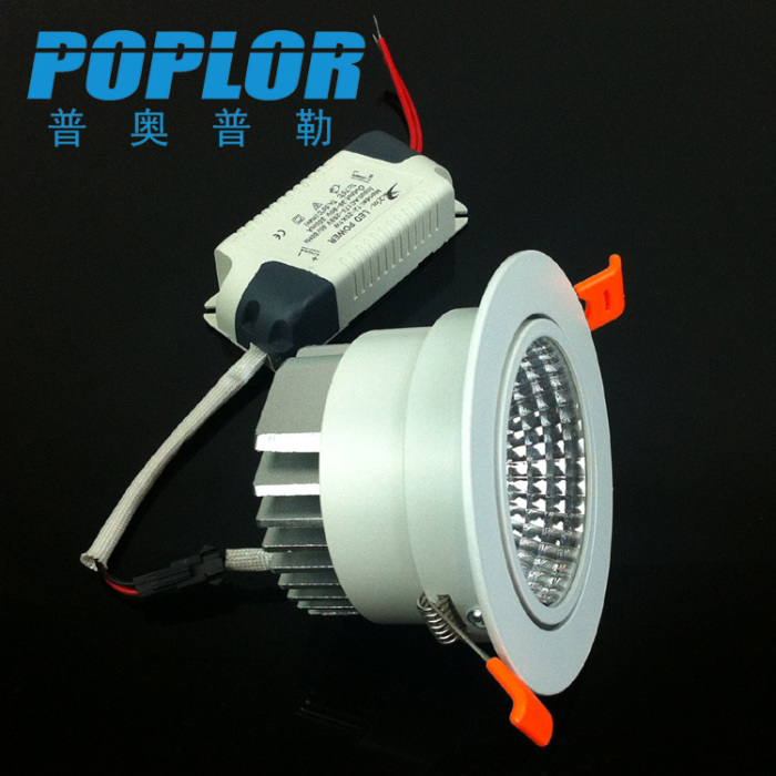 LED COB downlight /10W /clothing store lighting ceiling lamp /blade heat sink /IC constant current /aluminum radiator LED COB downlight /10W /clothing store lighting ceiling lamp /blade heat sink /IC constant current /aluminum radiator