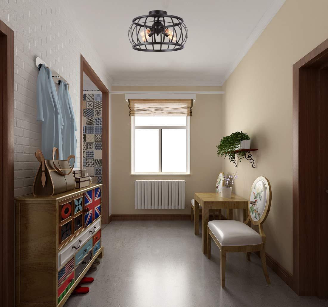 Cross-Border Amazon Ceiling Lamp American Retro Industrial Style Living Room Aisle Hallway Ceiling Lamp Bedroom Lamps Cross-Border Amazon Ceiling Lamp American Retro Industrial Style Living Room Aisle Hallway Ceiling Lamp Bedroom Lamps