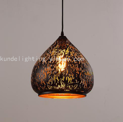 FS-01 Mushroom-Shaped Corrosion Craft Ceiling Lamp Dining Chandelier LED Lamp Bar Chandelier Creative Lamps Retro Lamps