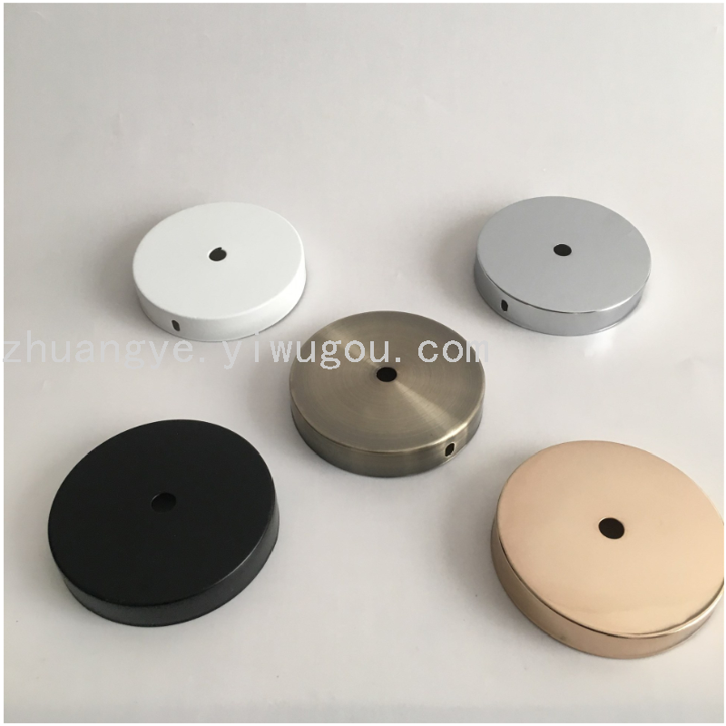 Ceiling Plate for Pendant Straight Edge Plate round Base Chassis 10cm Metal Lamps Ceiling Lamp Accessories