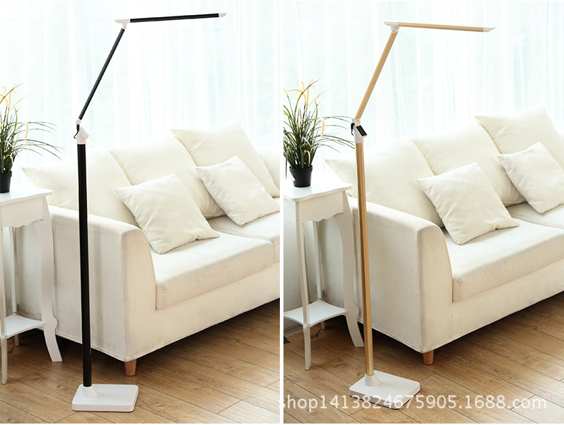 Intelligent wireless remote control + touch LED floor lamp bedroom reading office piano floor lamp