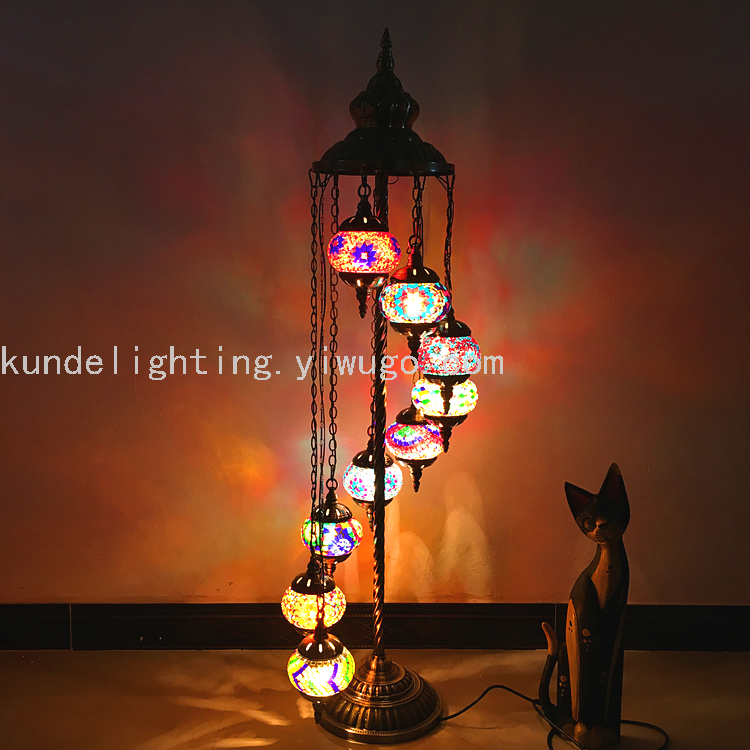 Multi-Head Turkish Style Floor Lamp Mosaic Floor Lamp Exported to Pakistan Multi-Head Turkish Style Floor Lamp Mosaic Floor Lamp Exported to Pakistan