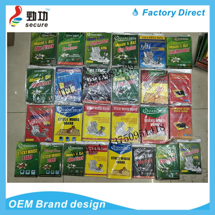 Alt-red tube mouse glue trap rat trap cage drug kill rat blanket glue