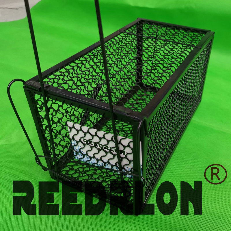 Redlong rat cage yiwu rat cage black metal household rat trap wholesale spot