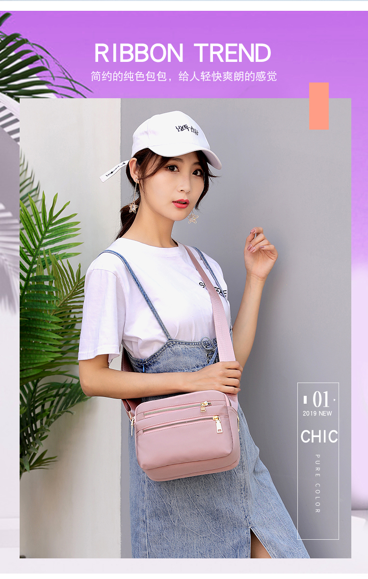 Multi-Layer Zipper Oxford Cloth Small Bag Waterproof Crossbody Bag Large Capacity Cash Register Business Bag Women's Shoulder Lightweight Mom Bag Multi-Layer Zipper Oxford Cloth Small Bag Waterproof Crossbody Bag Large Capacity Cash Register Business Bag Women's Shoulder Lightweight Mom Bag