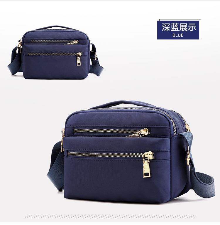 Multi-Layer Zipper Oxford Cloth Small Bag Waterproof Crossbody Bag Large Capacity Cash Register Business Bag Women's Shoulder Lightweight Mom Bag Multi-Layer Zipper Oxford Cloth Small Bag Waterproof Crossbody Bag Large Capacity Cash Register Business Bag Women's Shoulder Lightweight Mom Bag