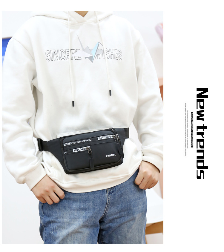Waist Bag Men's and Women's Multi-Functional Large Capacity Waterproof Cash Register Business Bag Wear-Resistant Construction Site Sports Mobile Phone Wallet Waist Bag Men's and Women's Multi-Functional Large Capacity Waterproof Cash Register Business Bag Wear-Resistant Construction Site Sports Mobile Phone Wallet