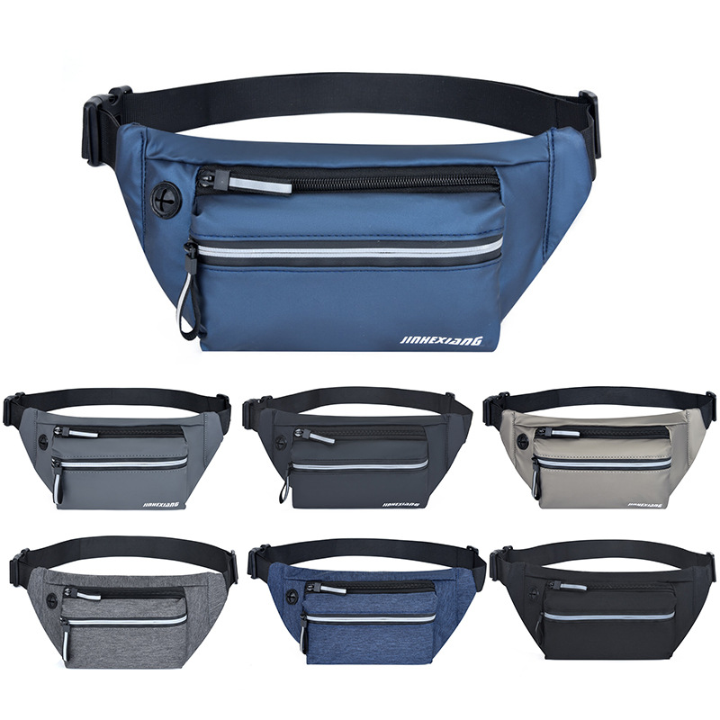 Men&#039;s Belt Bag Multi-Functional Slanted Chest Bag Waterproof Cash Register Business Bag Korean Casual Mobile Phone Waist Bag