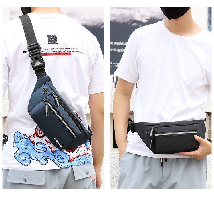 Men's Belt Bag Multi-Functional Slanted Chest Bag Waterproof Cash Register Business Bag Korean Casual Mobile Phone Waist Bag Men's Belt Bag Multi-Functional Slanted Chest Bag Waterproof Cash Register Business Bag Korean Casual Mobile Phone Waist Bag