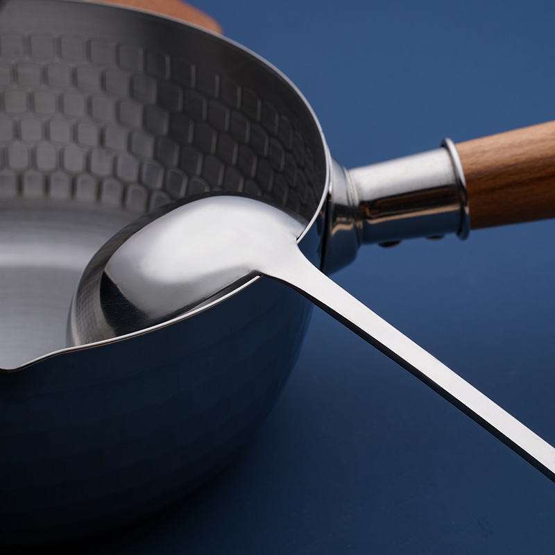 Stainless Steel Soup Ladle Domestic Hot Pot Kitchen Utensils for Colander Extra Thick Band Hook Hot Pot Spoon Long Handle Strainer and Soup Spoon
