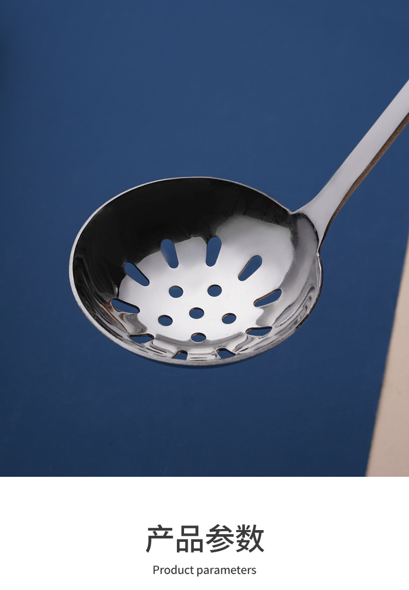 Stainless Steel Soup Ladle Domestic Hot Pot Kitchen Utensils for Colander Extra Thick Band Hook Hot Pot Spoon Long Handle Strainer and Soup Spoon Stainless Steel Soup Ladle Domestic Hot Pot Kitchen Utensils for Colander Extra Thick Band Hook Hot Pot Spoon Long Handle Strainer and Soup Spoon