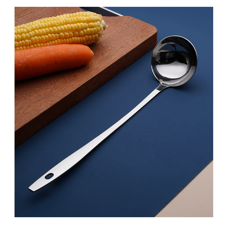 Stainless Steel Soup Ladle Domestic Hot Pot Kitchen Utensils for Colander Extra Thick Band Hook Hot Pot Spoon Long Handle Strainer and Soup Spoon Stainless Steel Soup Ladle Domestic Hot Pot Kitchen Utensils for Colander Extra Thick Band Hook Hot Pot Spoon Long Handle Strainer and Soup Spoon