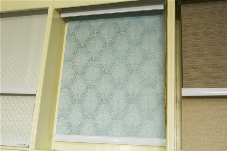 Foreign trade roller shutter manufacturers straight Jacquard full shading thickening and topping roller curtain fabric finished Bead roller shutter Foreign trade roller shutter manufacturers straight Jacquard full shading thickening and topping roller curtain fabric finished Bead roller shutter