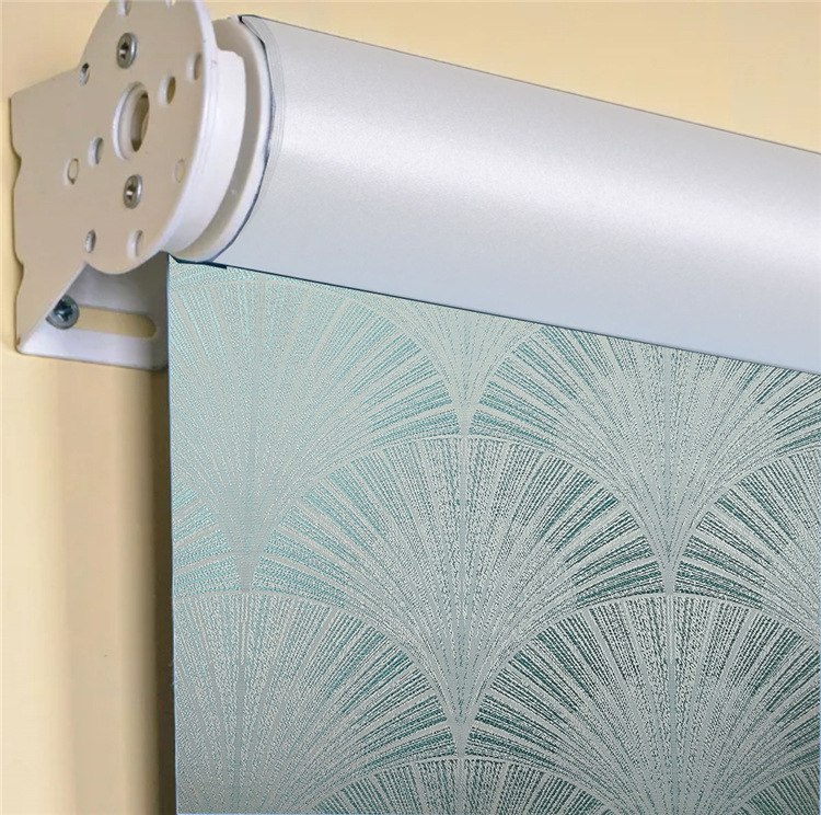 Foreign trade roller shutter manufacturers straight Jacquard full shading thickening and topping roller curtain fabric finished Bead roller shutter Foreign trade roller shutter manufacturers straight Jacquard full shading thickening and topping roller curtain fabric finished Bead roller shutter