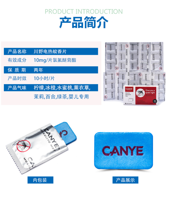 CANYEMosquito repellent mat Mosquito killer repellent mat mosquito repellent mat factory CANYEMosquito repellent mat Mosquito killer repellent mat mosquito repellent mat factory