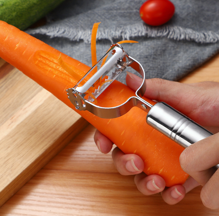 Kitchen Stainless Steel Fruit and Vegetable Paring Knife Potato Grater