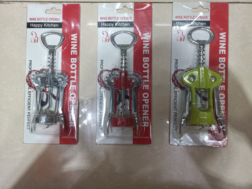 New Popular Wine Bottle Opener Bottles of Beer Garlic Press Walnut Cracker Paring Knife and So on