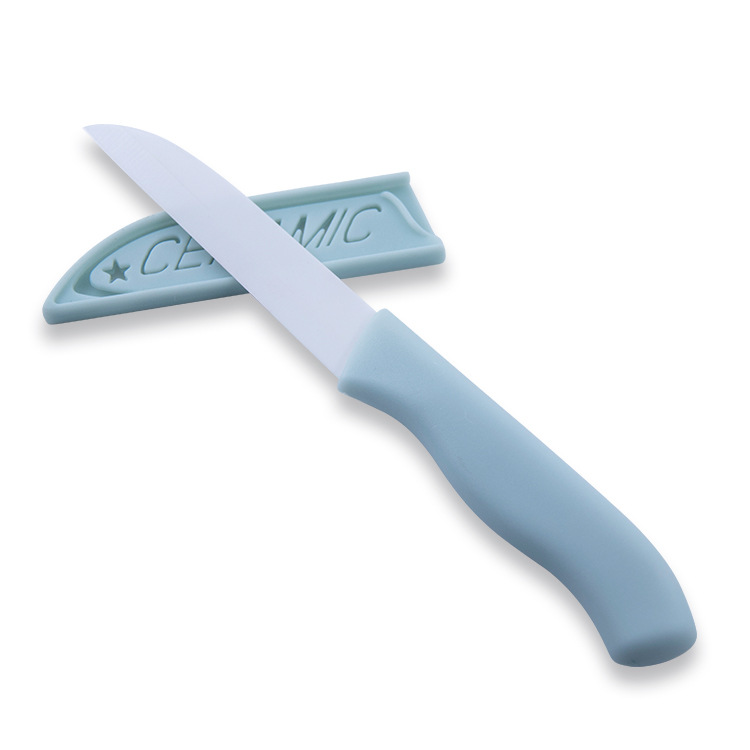 than 135G Thickened Version Spot Ceramic Knife Set ThreePiece Fruit Knife Paring Knife Cutting Board Nordic Candy Color