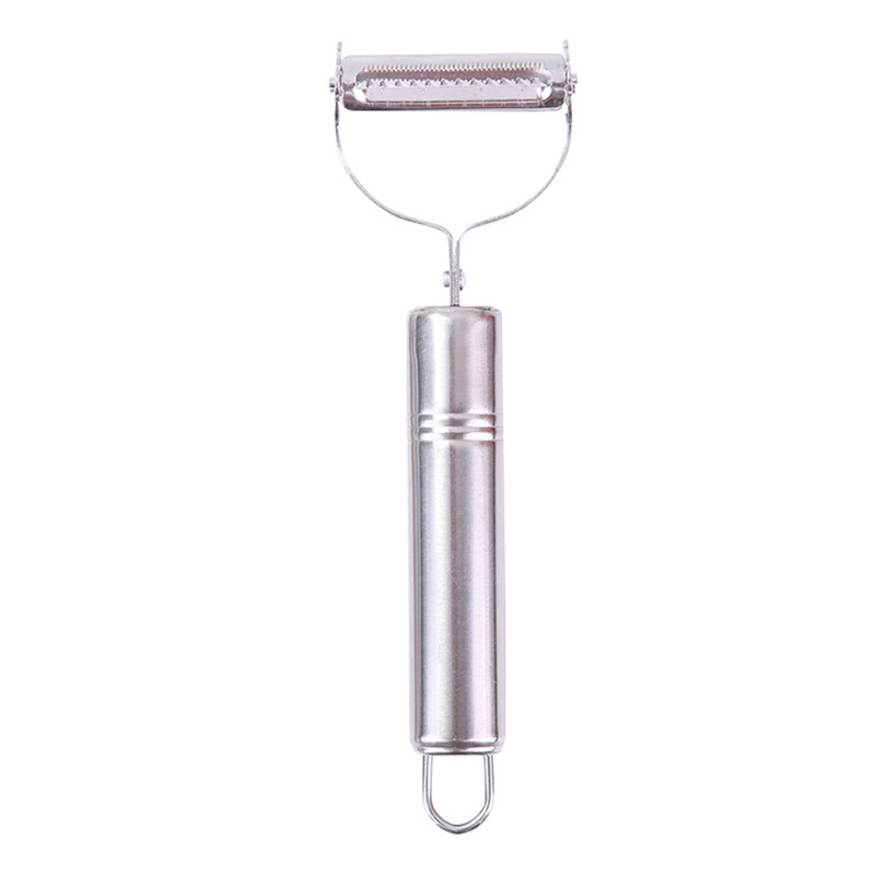 Stainless Steel Peeler Multifunctional Smiling Face Peeler Fruit And Vegetable Paring Knife Potato Grater Double-Headed Peeler Wholesale