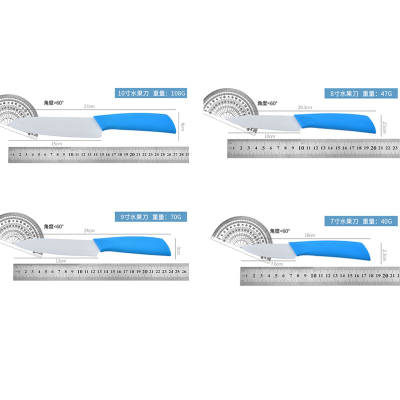 Kitchen Household Color Ceramic Knives Suit 5Piece Set Fruit Knife Slicing Knife Paring Knife CrossBorder Foreign Trade