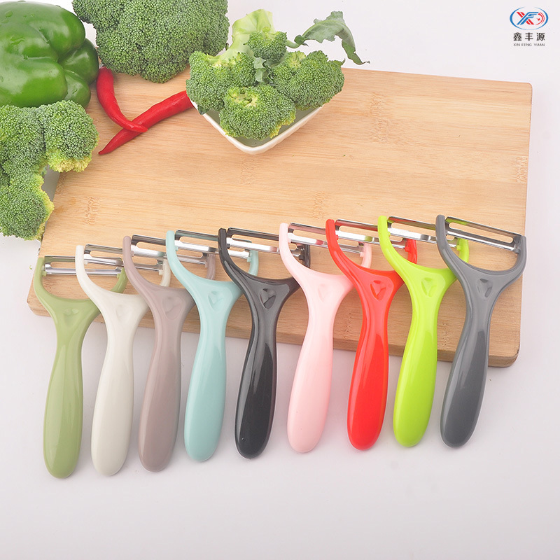 Peeler Stainless Steel Peeler Melon Fruit Beam Knife Plastic Melon Peeler Multifunctional Paring Knife Peeler Whole