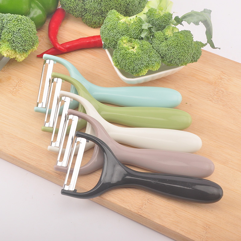 Peeler Stainless Steel Peeler Melon Fruit Beam Knife Plastic Melon Peeler Multifunctional Paring Knife Peeler Whole Peeler Stainless Steel Peeler Melon Fruit Beam Knife Plastic Melon Peeler Multifunctional Paring Knife Peeler Whole