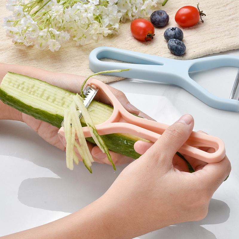 Stainless Steel Peeler Paring Knife Kitchen Tools Two-in-One Grater Peeler