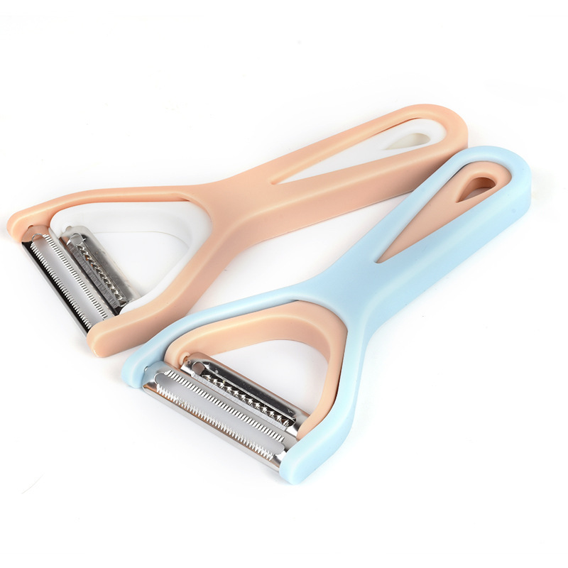 Stainless Steel Peeler Paring Knife Kitchen Tools Two-in-One Grater Peeler