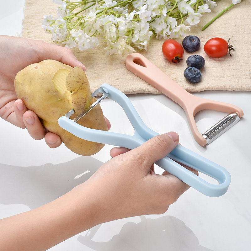 Stainless Steel Peeler Paring Knife Kitchen Tools Two-in-One Grater Peeler