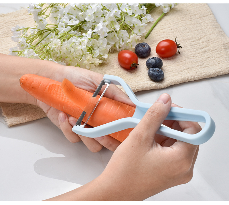 Stainless Steel Peeler Paring Knife Kitchen Tools Two-in-One Grater Peeler Stainless Steel Peeler Paring Knife Kitchen Tools Two-in-One Grater Peeler