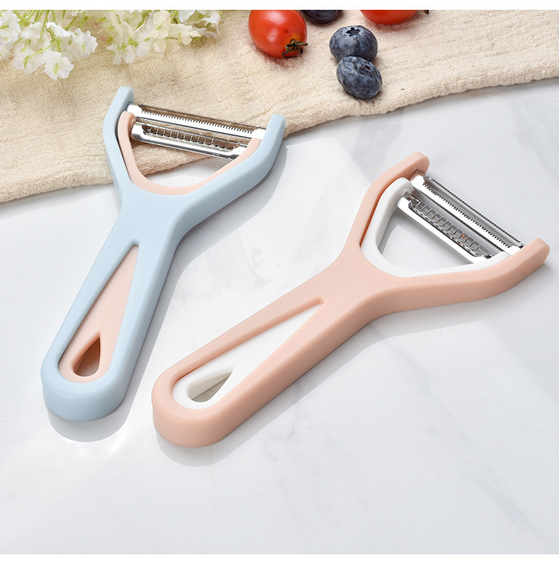 Stainless Steel Peeler Paring Knife Kitchen Tools Two-in-One Grater Peeler Stainless Steel Peeler Paring Knife Kitchen Tools Two-in-One Grater Peeler