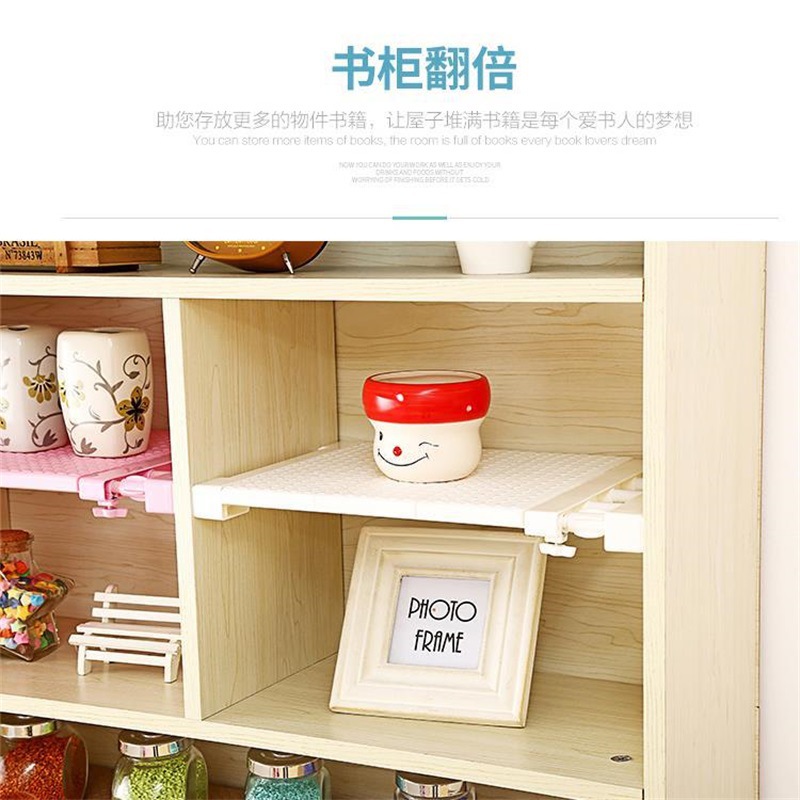 Retractable Wardrobe Storage Layered Partition Punch-Free Wall Mounted Storage Rack Kitchen Bathroom Shelf Dormitory Fantastic Retractable Wardrobe Storage Layered Partition Punch-Free Wall Mounted Storage Rack Kitchen Bathroom Shelf Dormitory Fantastic