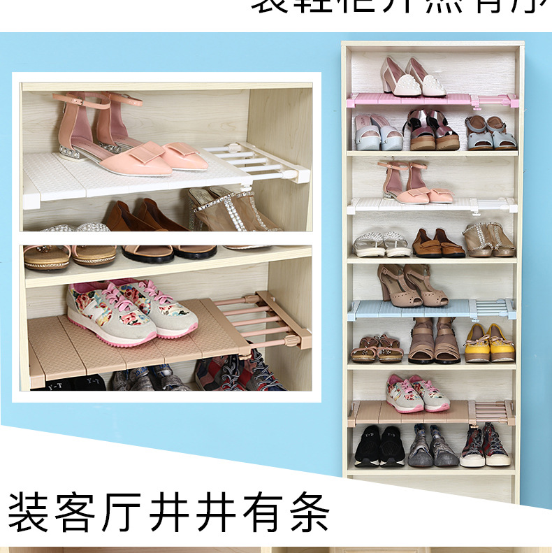 Retractable Wardrobe Storage Layered Partition Punch-Free Wall Mounted Storage Rack Kitchen Bathroom Shelf Dormitory Fantastic Retractable Wardrobe Storage Layered Partition Punch-Free Wall Mounted Storage Rack Kitchen Bathroom Shelf Dormitory Fantastic