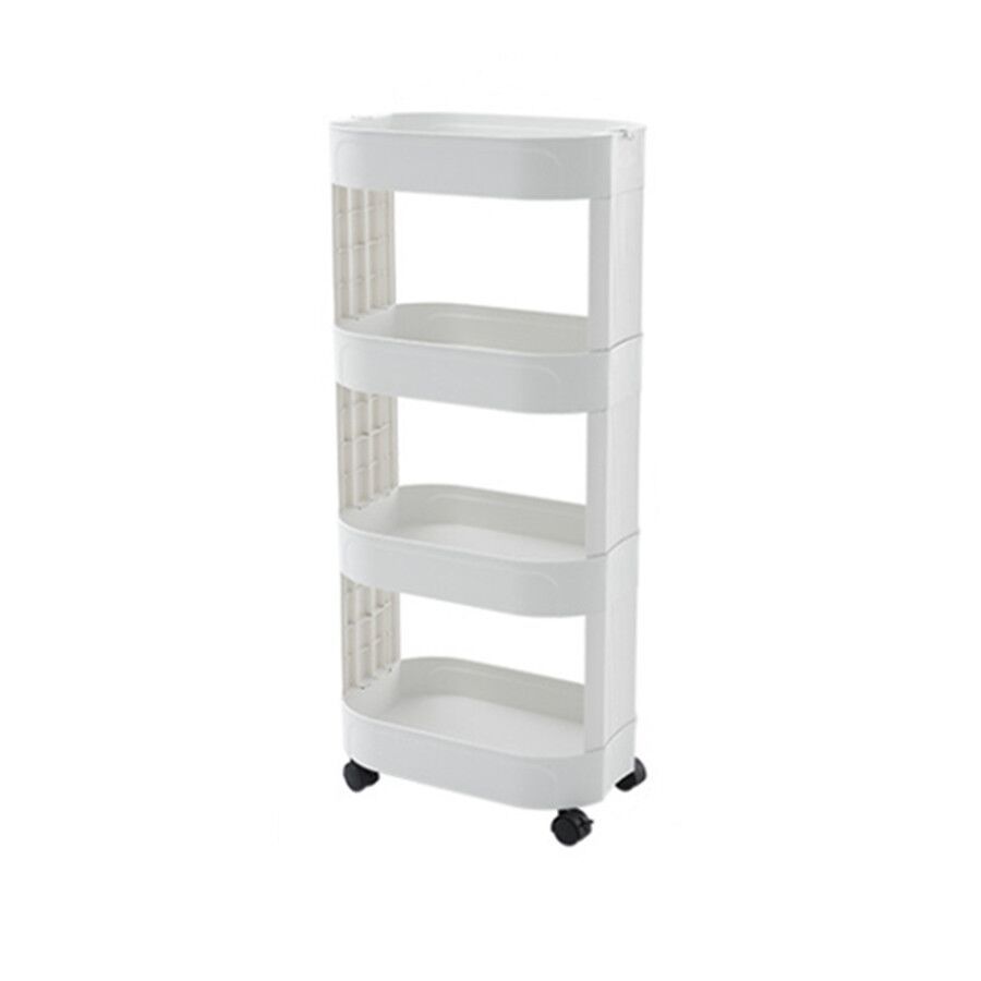 Kitchen Shelf Floor Multi-Layer Fruit and Vegetable Shelf Bathroom Trolley Bowl Storage Rack Snack Bathroom Storage Rack