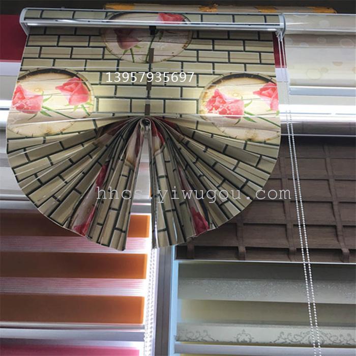 Direct manufacturers customized new high precision fan Rome art curtain rousha curtains window products wholesale