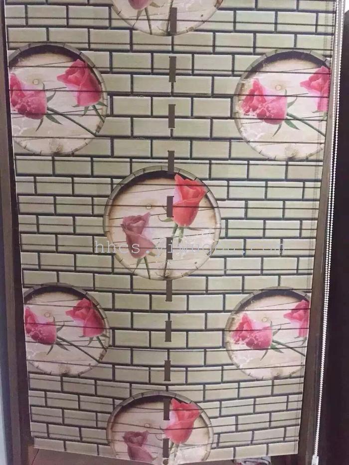 Direct manufacturers customized new high precision fan Rome art curtain rousha curtains window products wholesale