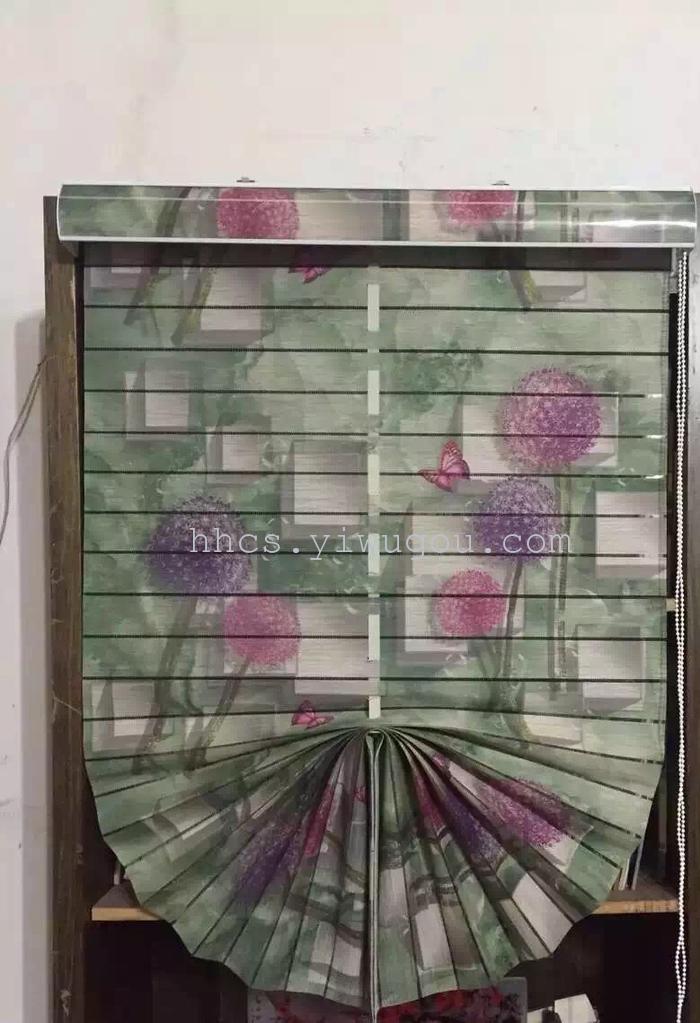 Direct manufacturers customized new high precision fan Rome art curtain rousha curtains window products wholesale
