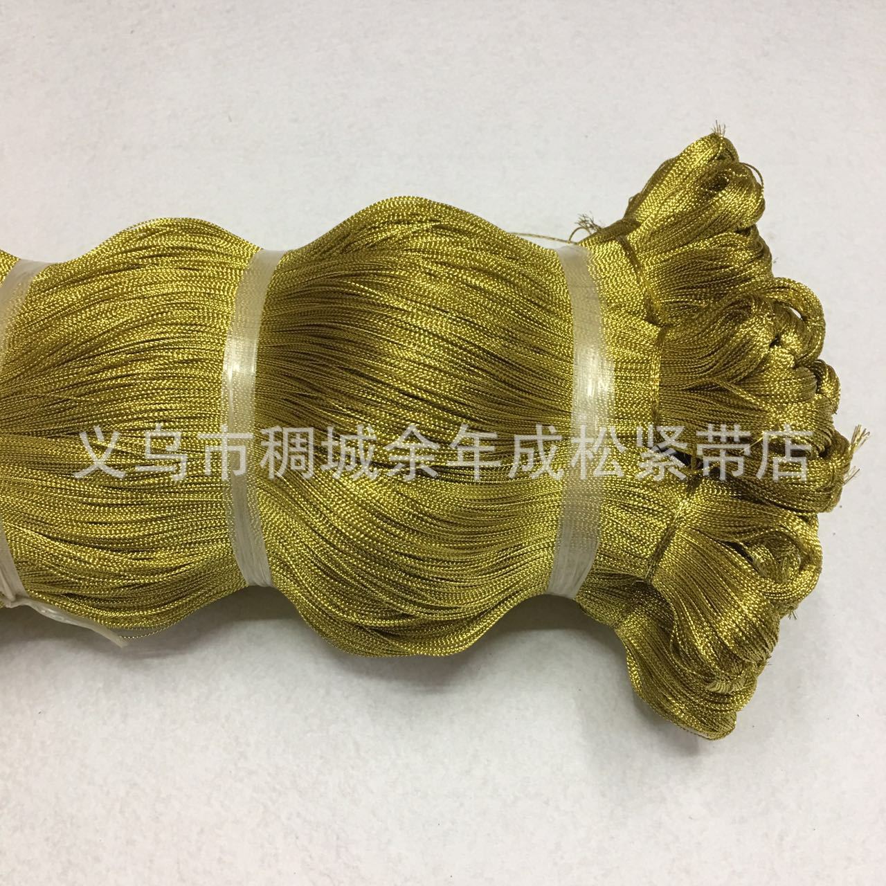 Factory Direct Sales 8-Strand round Hollow-Core Gold Thread Tag String Onion Line Gift Package Line Filigree Metallic Yarn Stereotyped Rope