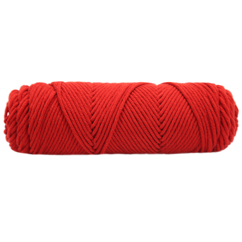 Yacai Handmade DIY Woven for Boyfriend Women&#039;s Self-Woven Scarf Wool Ball Thick Knitting Yarn Ball Lover Milk Cotton Material Package