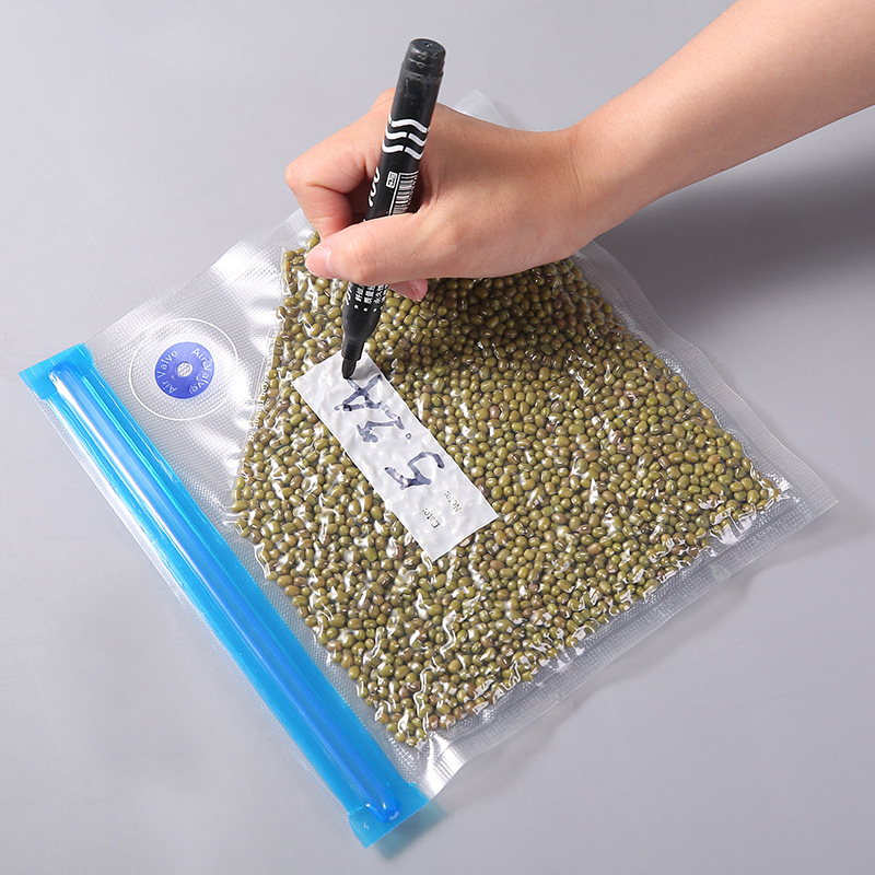 Food Vacuum Compression Bag Refrigerator Cooked Food Vacuum Storage Bag Lines Vacuum Bag Air Extraction Envelope Bag
