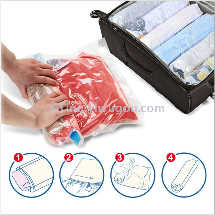 Vacuum bag with roll pressure (40*60CM) for travel bag