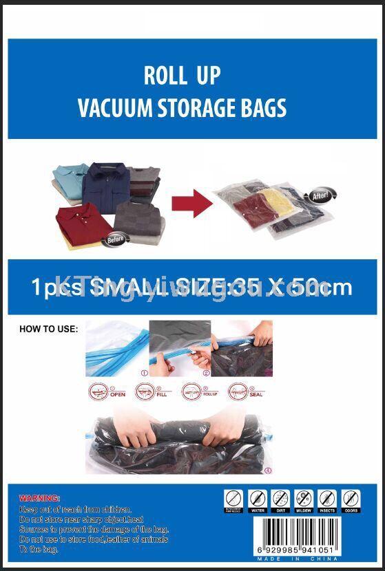 Vacuum bag with roll pressure (40*60CM) for travel bag