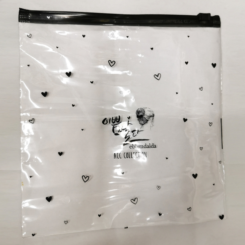 Factory Direct Supply Transparent Self-Sealing Zipper Bag Waterproof Dustproof Scarf Clothing Jewelry Bag Thickened Bone Strip Packaging Bag