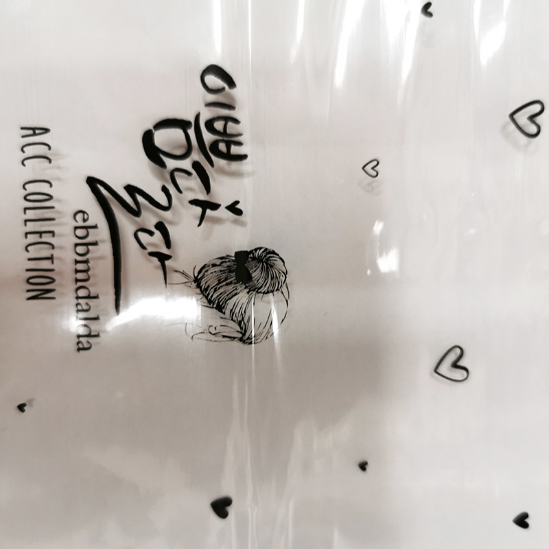 Factory Direct Supply Transparent Self-Sealing Zipper Bag Waterproof Dustproof Scarf Clothing Jewelry Bag Thickened Bone Strip Packaging Bag